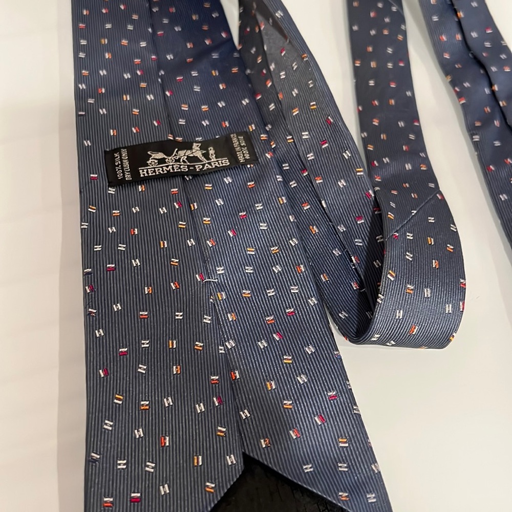 Lightly used Hermes tie